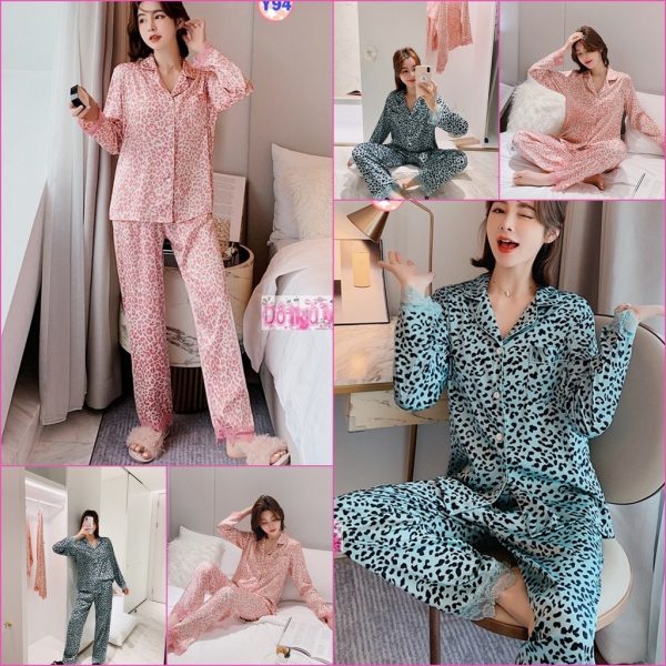 Bộ-pijama-lụa-cao-cấp-dài-tay-mềm-mát-mượt-mặc cữ-sau-sinh-y94